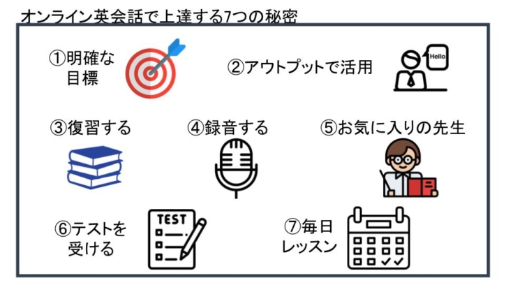 オンライン英会話で英語が上達する人の７つの秘密は？